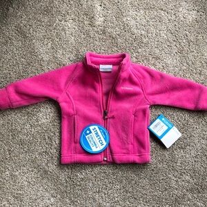 Baby girl Columbia Fleece zip up